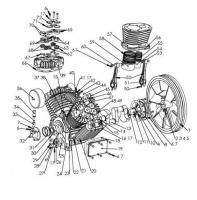 Пробка залива масла Z3/4" LT100 21167003, 21168001 для поршневого блока LT100 фото