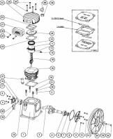 Подшипник шариковый 6304-2RS LH20-2/LB30-2/50/75 21134002 для поршневого блока LH20 фото
